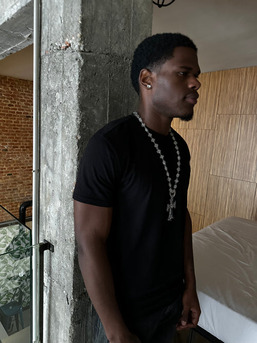 Colgante Cruz Transparente Premium | ICONO WEAR