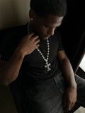 Colgante Cruz Transparente Premium | ICONO WEAR
